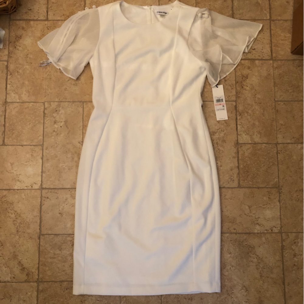 CK White Dress NWT